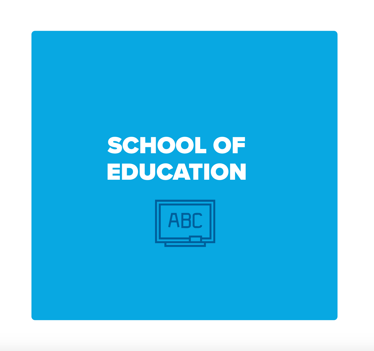 School of Education Button